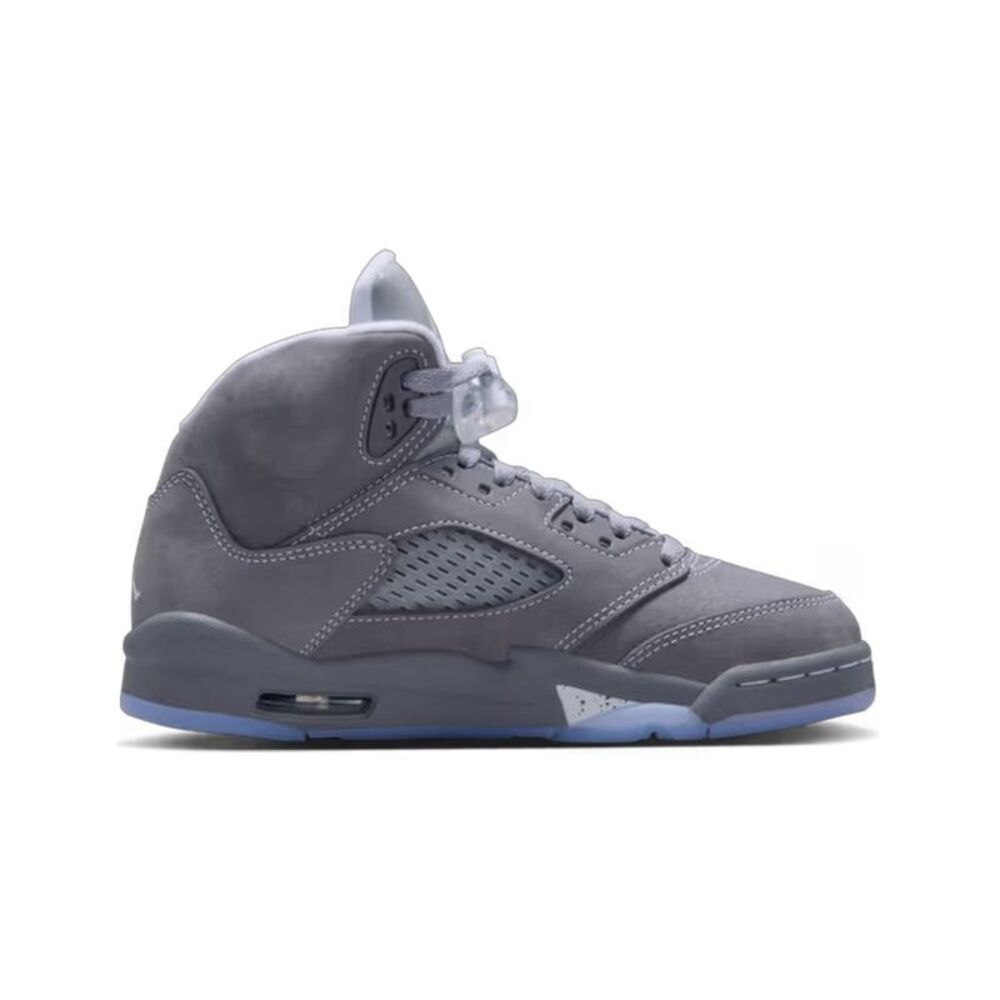 Jordan 5 Retro Lifestyle Sneakers Wolf Grey Grade School Grey 440888